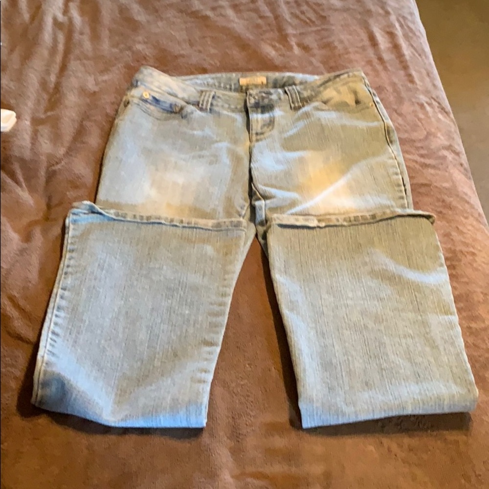 Jeans flare bottom great condition